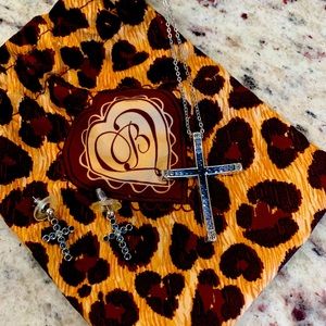 Brighton Cross and earrings